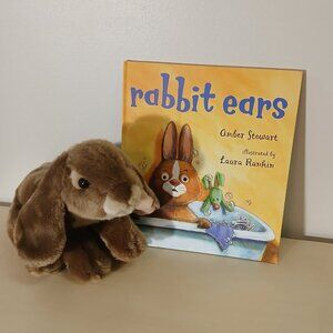 Rabbit Ears children's book with plush bunny